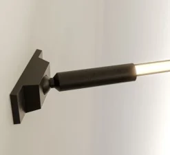 Applique ou plafonnier, Horizon, noir, LED, 3000K, 4704 lm, L500cm, H10cm - Beneito Faure