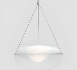 Applique*A-N-D Applique ou plafonnier, Iris, A/B, , LED, dim, Dali, 3000K, Ø60cm, H30cm - argent