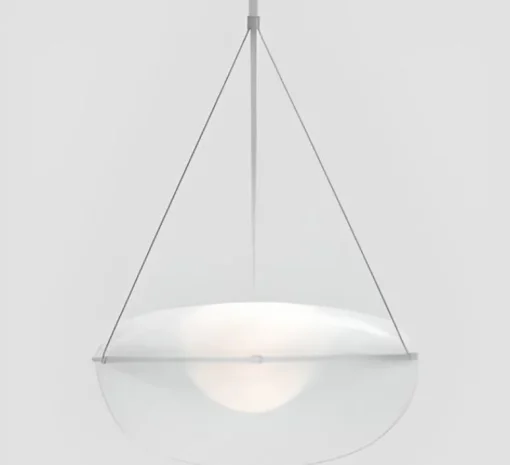Applique*A-N-D Applique ou plafonnier, Iris, A/B, , LED, dim, Dali, 3000K, Ø60cm, H30cm - argent