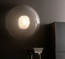 Applique*A-N-D Applique ou plafonnier, Iris, A, , LED, dim, 1-10V, 3000K, Ø60cm, H20cm - argent