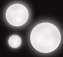 Plafonnier & Spot*Artemide Applique ou plafonnier, Itka, , IP65, Ø35cm, P12,5cm - blanc