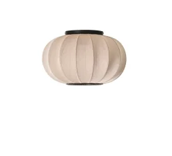 Applique|Plafonnier & Spot*Made by Hand Applique ou plafonnier, Knit Wit, oval, , Ø45cm, H26cm - beige, pierre de sable