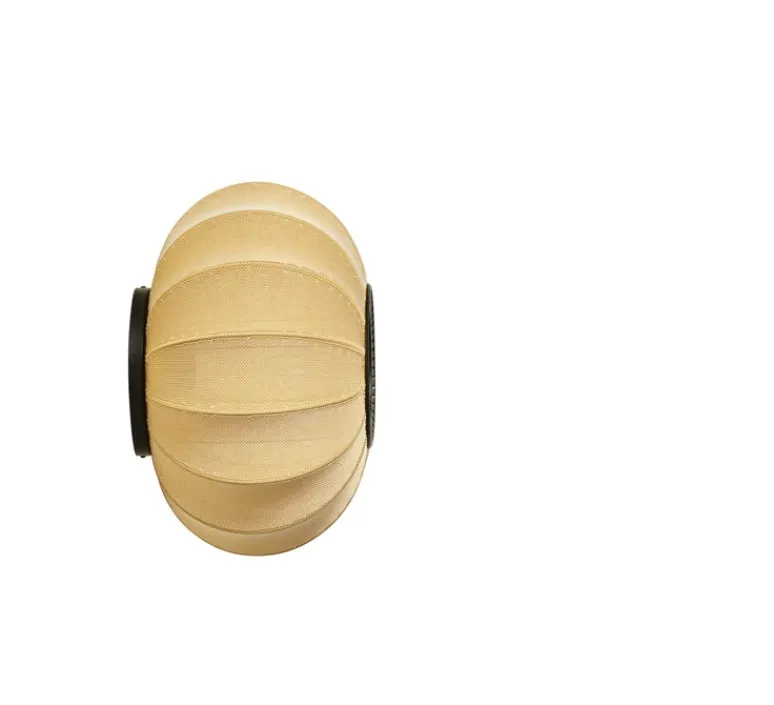 Applique|Plafonnier & Spot*Made by Hand Applique ou plafonnier, Knit Wit, oval, , Ø45cm, H26cm - jaune, lever de soleil