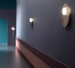 Applique|Plafonnier & Spot*Axolight Applique ou plafonnier, Kwic 36, bronze, LED, 2700K, 2029lm, Ø36cm - bronze, noir