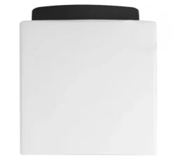 Plafonnier & Spot|Applique*Zangra Applique ou plafonnier, lampe en verre soufflé, , IP40, L18,4cm, H20cm - noir et blanc