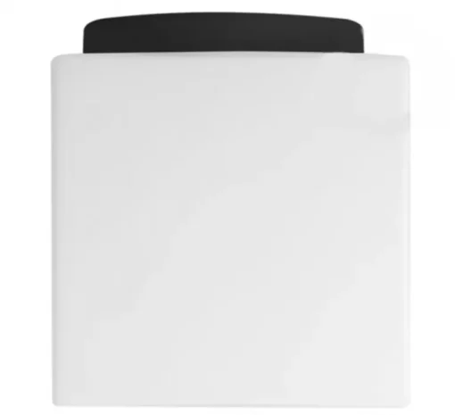 Plafonnier & Spot|Applique*Zangra Applique ou plafonnier, lampe en verre soufflé, , IP40, L18,4cm, H20cm - noir et blanc