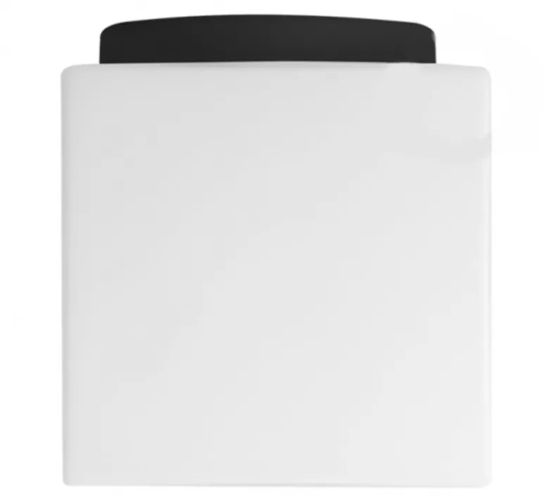 Plafonnier & Spot|Applique*Zangra Applique ou plafonnier, lampe en verre soufflé, , IP40, L18,4cm, H20cm - noir et blanc