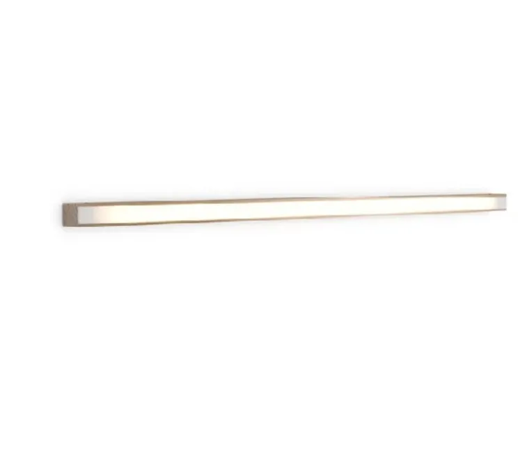 Applique ou plafonnier, Led28, bois, noyer, LED, dim, 3000K, 1300 lm, L120cm, H2,8cm - Tunto
