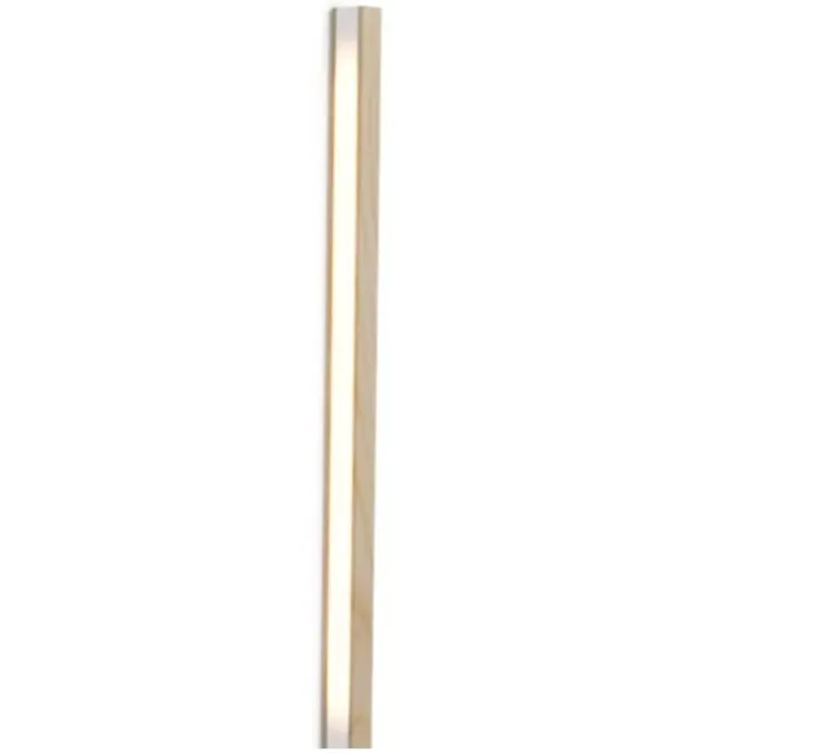 Applique ou plafonnier, Led28, bois, noyer, LED, dim, 3000K, 1300 lm, L120cm, H2,8cm - Tunto