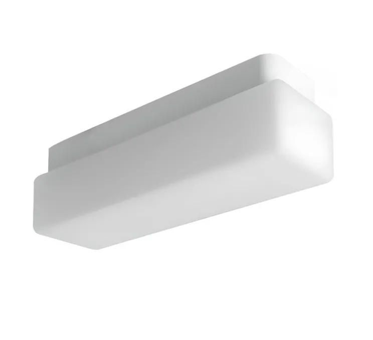 Applique ou plafonnier, light.o.093, blanc, IP43, LED, 3000K, 810 lm, L31cm, H9,3cm - Zangra