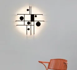 Applique ou plafonnier, Manifesto, noir, LED, dim, 2700K, 2020 lm, Ø61cm, H61cm - Axolight