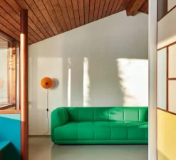 Plafonnier & Spot|Applique*HAY Applique ou plafonnier, Matin Flush Mount 500, , Ø50cm, H20cm - jaune