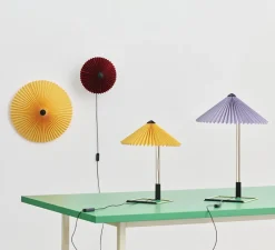 Plafonnier & Spot|Applique*HAY Applique ou plafonnier, Matin Flush Mount 500, , Ø50cm, H20cm - jaune