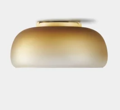 Applique ou plafonnier, Medusa, moutarde, LED, dim, 1800-3000K, 1100 lm, Ø36,5cm, H16,8cm - Carpyen