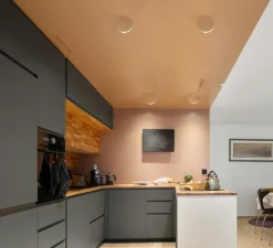 Plafonnier & Spot|Applique*OliveLab Applique ou plafonnier, Mimesi, , Ø16cm - mirroir et blanc mat