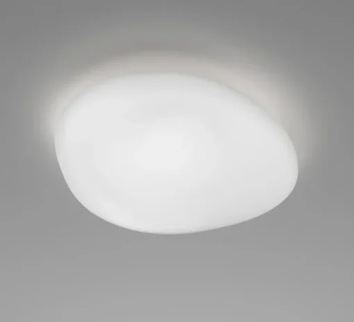 Applique ou plafonnier, Neochic PL G, blanc, L50cm, H16cm - Vistosi