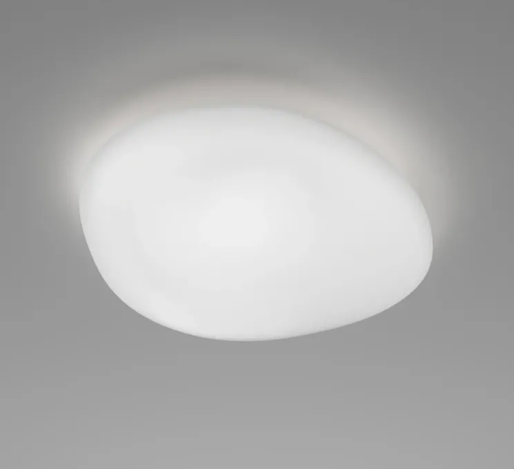 Applique ou plafonnier, Neochic PL G, blanc, L50cm, H16cm - Vistosi