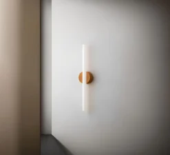 Applique ou plafonnier, Otto, Jaune ambre, Ø9,5cm, H6cm - Plato Design