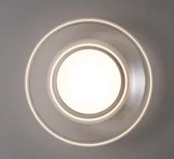Applique ou plafonnier, Pace 28, transparent, LED, dim, 2700K, Ø28cm, H11cm - A-N-D