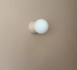 Enfants|Plafonnier & Spot*Nedgis Applique ou plafonnier plâtre, Vertbois, prêt à peindre, Suzanne, , Ø10cm, H14cm - blanc