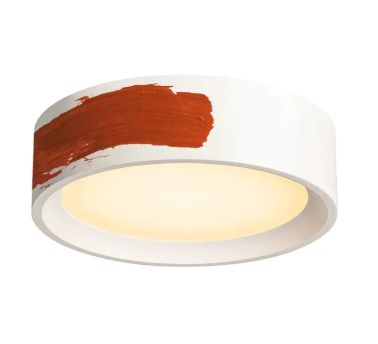 Applique ou plafonnier, Plastra, prêt à peindre, blanc, LED, 3000K, 990lm, Ø25cm, H7cm - SLV