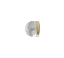 Applique|Plafonnier & Spot*Robin Applique ou plafonnier, Roi simple, or & opal, Ø12cm, H10,5cm - or & opal