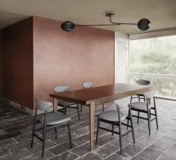 Plafonnier & Spot|Applique*Gubi Applique ou plafonnier, Satellite, , L166cm, H119cm - noir mat