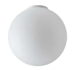 Plafonnier & Spot|Applique*Zangra Applique ou plafonnier salle de bain, light.o.091, verre soufflé , IP65, Ø40cm, H40cm - blanc