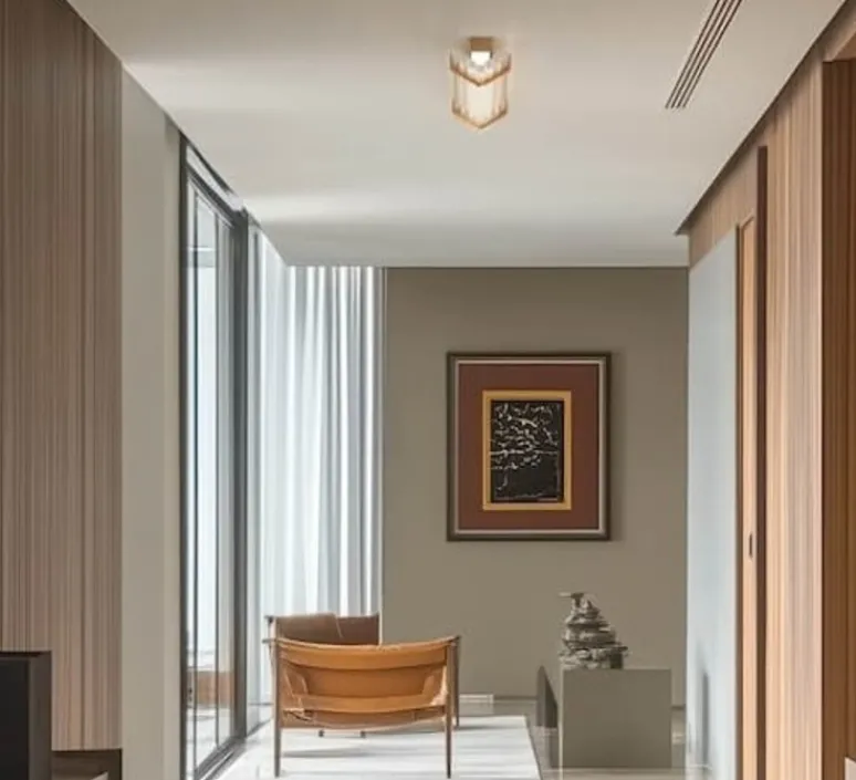 Plafonnier & Spot|Applique*DCW éditions Paris Applique ou plafonnier, Seagull 600, , LED, dim, 2700K, 1500 lm, L60cm, H16,7cm - bronze