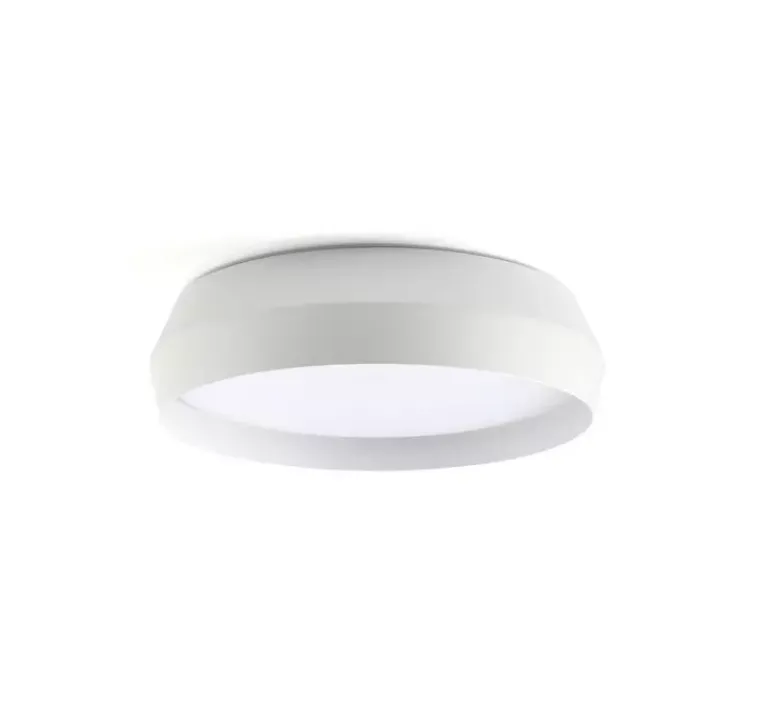 Plafonnier & Spot|Applique*Faro Applique ou plafonnier, Shoku 350, , LED, dim, 2700K, lm, Ø35cm, H9,3cm - blanc