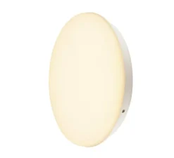 Applique|Plafonnier & Spot*SLV Applique ou plafonnier, Sima, détecteur de mouvement, , IP44, , 3000K, 2200 lm, Ø30cm, H5,8cm - blanc
