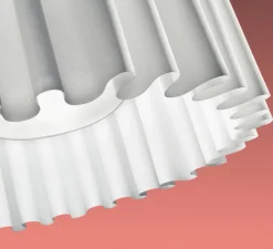 Applique ou plafonnier, Skirt plafonnier 150, rouge, Ø150cm, H81cm - Axolight