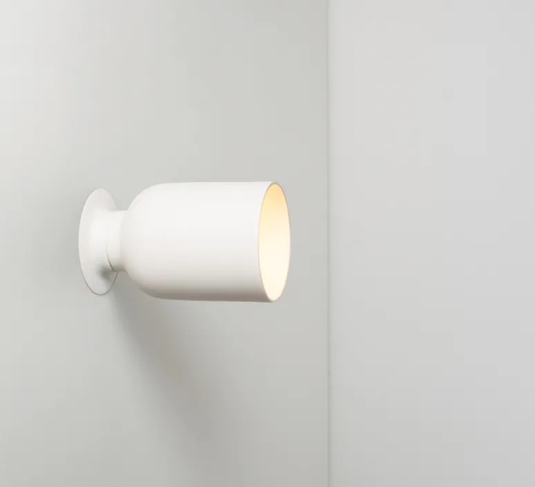 Plafonnier & Spot|Applique*A-N-D Applique ou plafonnier, Spotlight Volumes, C, , Ø13cm, P23cm - blanc vanille