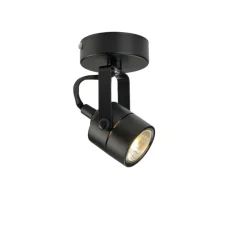 Applique ou plafonnier, Spot 79, noir, Ø8,5cm, H14cm - SLV