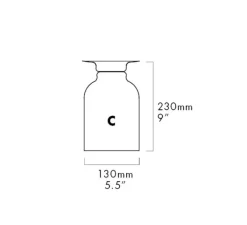 Plafonnier & Spot|Applique*A-N-D Applique ou plafonnier, Spotlight Volumes, C, , Ø13cm, P23cm - gris avocat