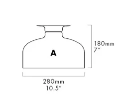 Plafonnier & Spot|Applique*A-N-D Applique ou plafonnier, Spotlight Volumes, A, , Ø28cm, P18cm - blanc vanille