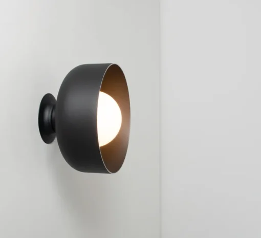Applique ou plafonnier, Spotlight Volumes, A, noir, Ø28cm, P18cm - A-N-D