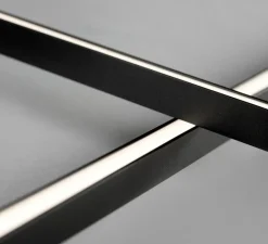 Plafonnier & Spot|Applique*Light Point Applique ou plafonnier, Stripe, , LED, 2700K, 2970lm, L150cm, H4cm - noir