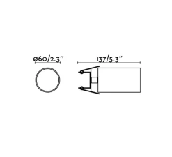 Applique ou Plafonnier, Stan , noir, orientable, encastrable, Ø6cm, H13,7cm - Faro