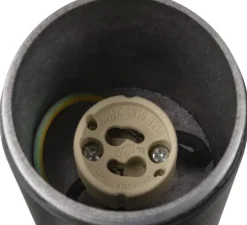 Applique ou plafonnier, S-Tube, noir, IP65, L6cm, H16cm - SLV