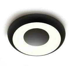 Applique|Plafonnier & Spot*Panzeri Applique ou plafonnier, Superbold 44, , IP40, LED, dim, 2700K, 1414 lm, Ø44cm, H7,6cm - noir