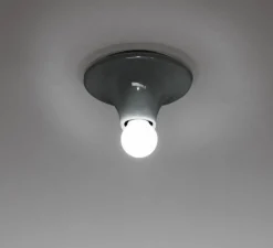 Plafonnier & Spot|Applique*Artemide Applique ou plafonnier, Teti, , Ø14cm, H7cm - gris anthracite