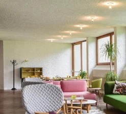 Plafonnier & Spot|Applique*Artemide Applique ou plafonnier, Teti, , Ø14cm, H7cm - gris anthracite