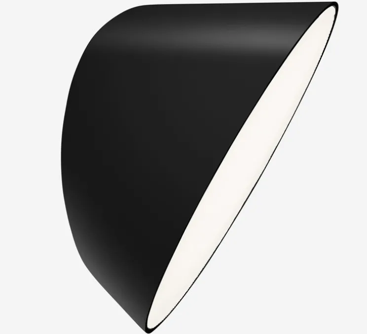 Applique ou plafonnier, Thirty , noir, LED, 3000K, 1043 lm, Ø24,7cm, H16,4cm - Zero