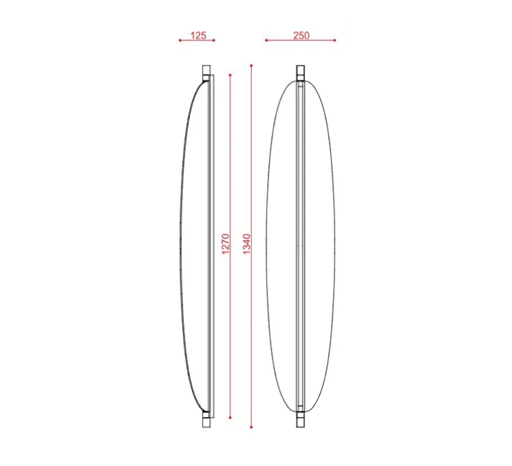 Applique ou plafonnier, Thula 562.43, sans câble, corps noir, détail noir, abat-jour noyer, IP40, LED, 2700K, 3400lm, L25cm, H134cm - Tooy