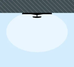 Plafonnier & Spot|Applique*Vibia Applique ou plafonnier, Top 1160, , LED, 2700K, 2880lm, Ø60cm, H10cm - blanc