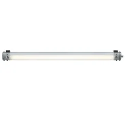 Plafonnier & Spot|Applique*Sammode Applique ou plafonnier, Turner 70, , IP66, LED, dim, 3000K, 2500 lm, L156cm, H9cm- argent et transparent