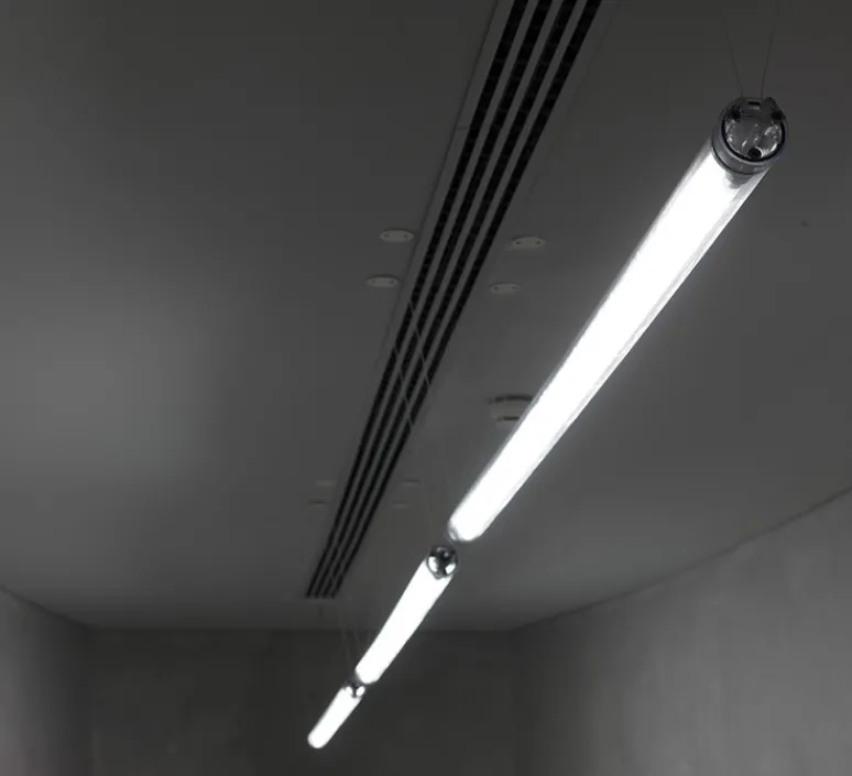 Plafonnier & Spot|Applique*O/M Light Applique ou plafonnier, Tubo 50 LED, , transparent, On/Off, 4000K, 5850 lm, L178,2cm, ⌀5,1cm - blanc