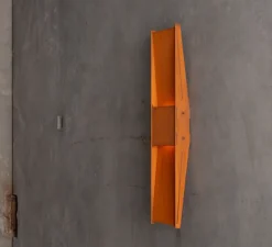 Applique ou plafonnier, Vector, rouille, LED, dim, 2700K, L12,5cm, H58cm - A-N-D