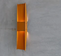 Applique ou plafonnier, Vector, rouille, LED, dim, 2700K, L12,5cm, H58cm - A-N-D